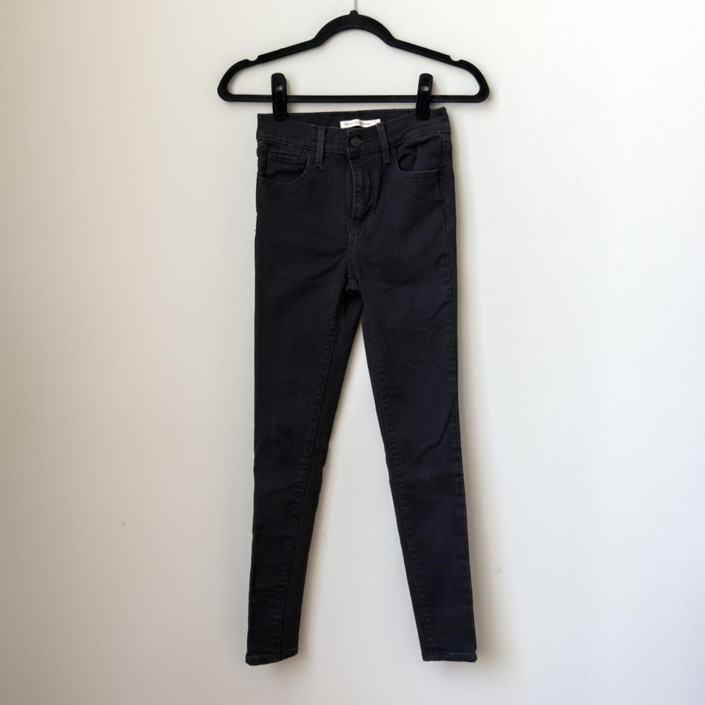Punk Emo Skater Black Levi's Skinny Jeans 24